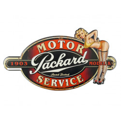 Blechschild Packard Motor...