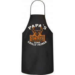 Grillschürze Papas Steakhouse Kochschürze - RAHMENLOS®