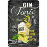 Blechschild Gin Tonic