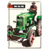 MAN Traktor Blechpostkarte - Nostalgic-Art