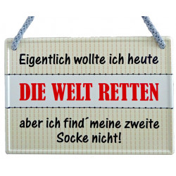 Hängeschild Eigentlich...