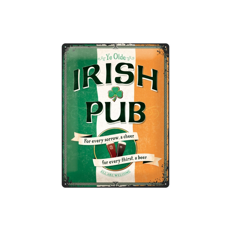 Irish Pub Blechschild - Nostalgic-Art Irish Pub Blechschild - Nostalgic-Art