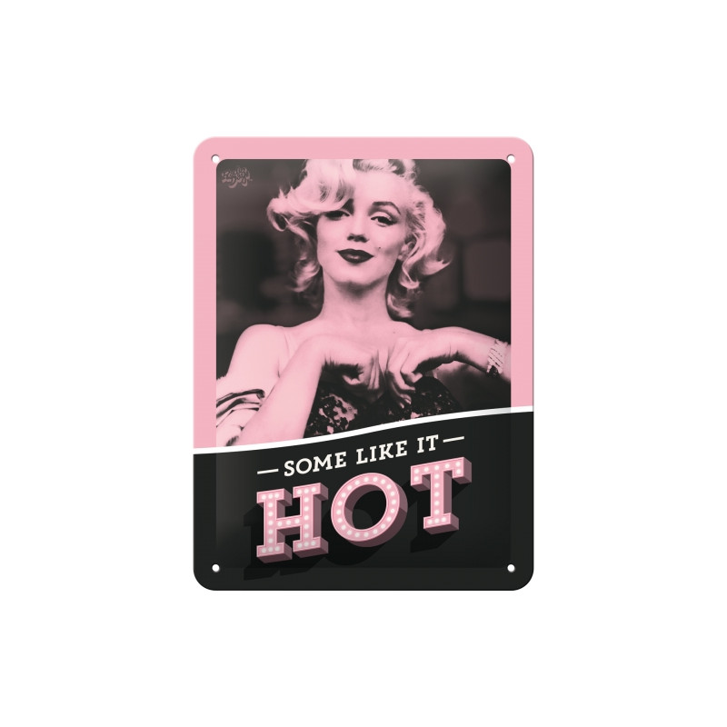 Marilyn Monroe Blechschild Some Like it Hot - Nostalgic-Art