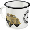 Mercedes Benz Emaille-Becher - Nostalgic-Art