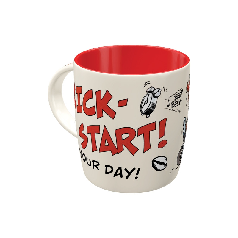 MOTOmania Tasse Kick Start Your Day - Nostalgic-Art