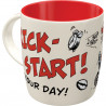 MOTOmania Tasse Kick Start Your Day - Nostalgic-Art