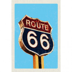 Blechschild Route 66 Amerika