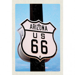 Blechschild Route 66 Arizona USA