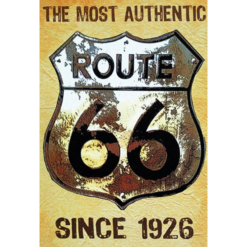 Blechschild Route 66 since 1926 USA Blechschild Route 66 since 1926 USA