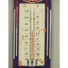 Blechschild Custom Parts mit Thermometer