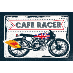 Blechschild Cafe Racer UK