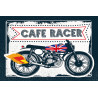 Blechschild Cafe Racer UK