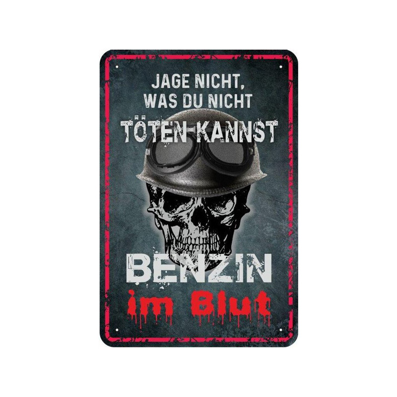 Blechschild Jage nicht, was Du nicht töten kannst