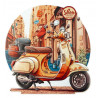 Blechschild Scooter Motorroller