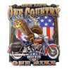Blechschild One Country Adler Motorrad