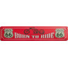 Straßenschild Route 66 Born to Ride
