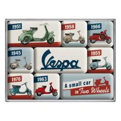 Vespa Magnet-Set Model Chart - Nostalgic-Art