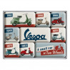 Vespa Magnet-Set Model Chart - Nostalgic-Art