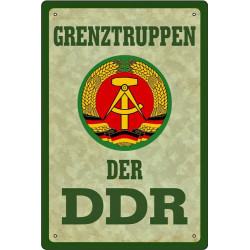 Blechschild Grenztruppen der DDR