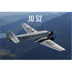 Blechschild Flugzeug Junkers JU 52