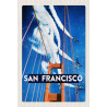 Blechschild San Francisco Flugzeuge