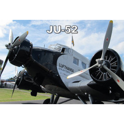 Blechschild Flugzeug JU 52 Junkers