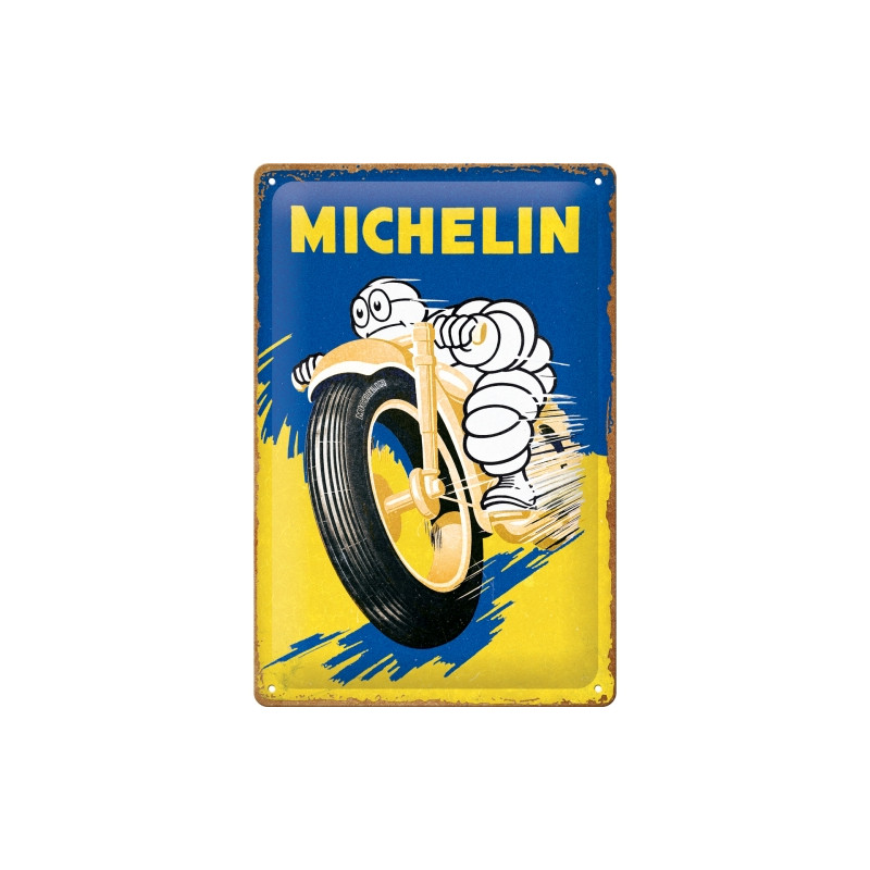 Michelin Männchen Blechschild Bibendum - Nostalgic-Art Michelin Männchen Blechschild Bibendum - Nostalgic-Art