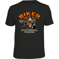 T-Shirt Biker über 60 - Rahmenlos