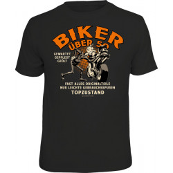 T-Shirt Biker über 50 - Rahmenlos