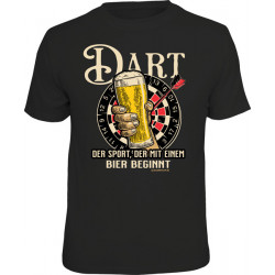 Rahmenlos T-Shirt Dart der Sport
