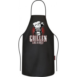 Grillschürze Grillen like a Boss Kochschürze - RAHMENLOS