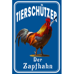 Blechschild Tierschützer...