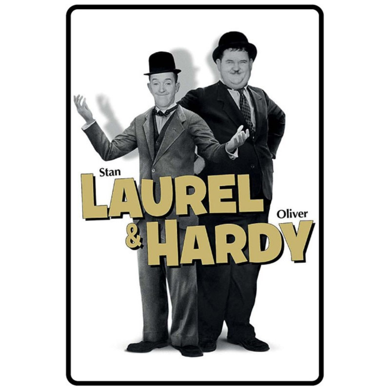 Blechschild Dick & Doof - Stan Laurel & Oliver Hardy Blechschild Dick & Doof - Stan Laurel & Oliver Hardy