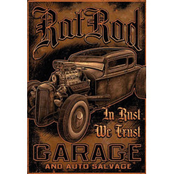 Hot Rod Garage Blechschild