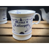 Mamas Kaffeepott Indisch Blau Kaffeetasse Teetasse