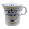 Papas Kaffeepott Indisch Blau Kaffeetasse Teetasse