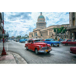 Holzschild Cuba Oldtimer Havana