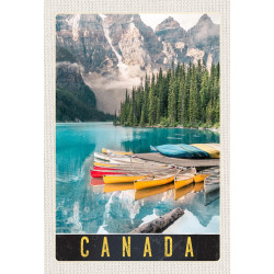 Holzschild Canada Wandbild