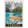 Holzschild Canada Wandbild